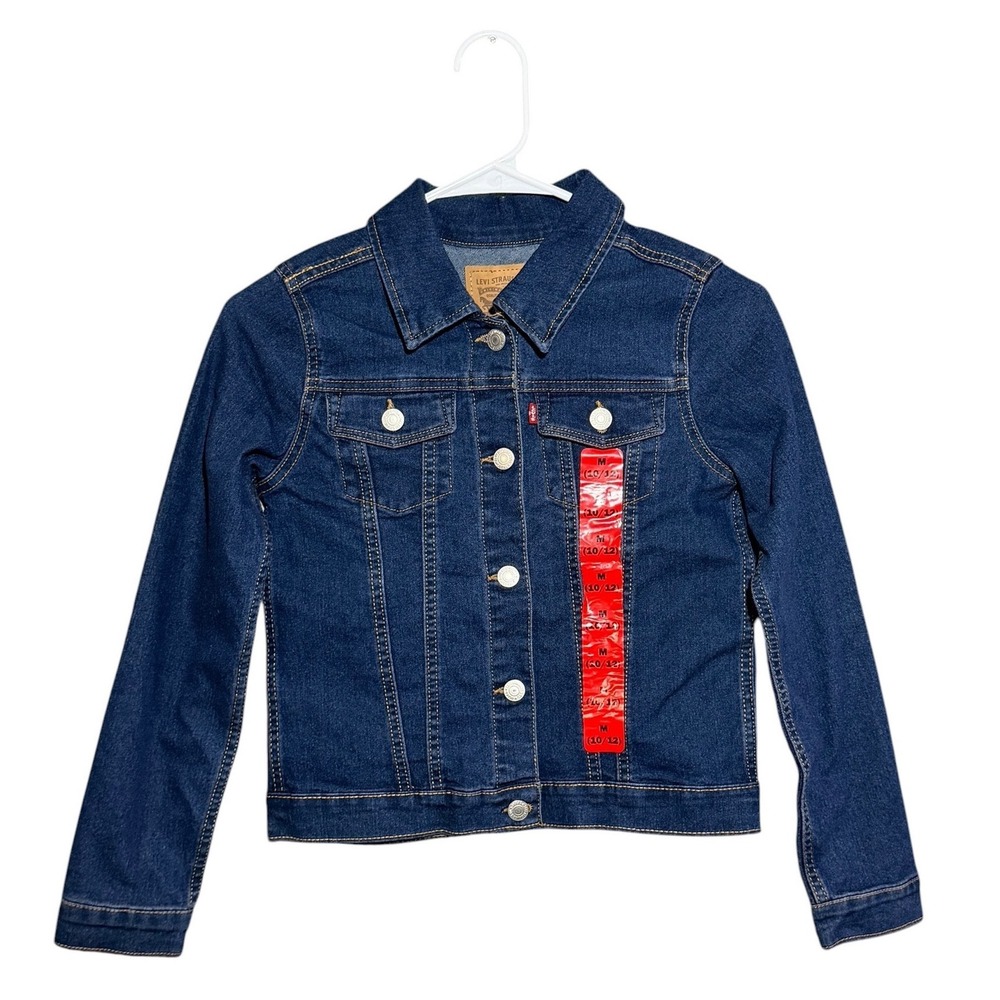 Levi's girls 10/12 denim jacket new with tag